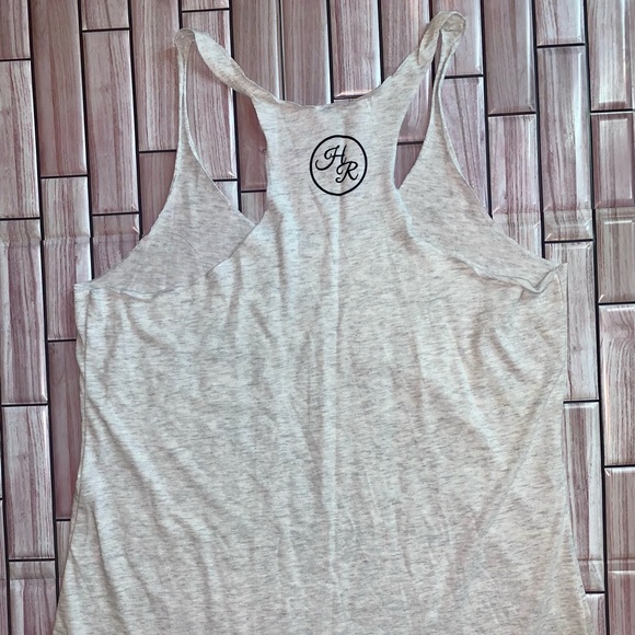 Ladies' Triblend Racerback Coffee Tank - Picture 2 of 2